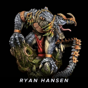 Saurian Dread Gator by Ryan Hansen (Sep 2022 Painting Contest 1st Place)